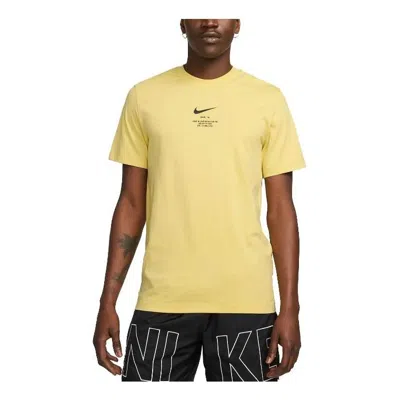 NIKE Nike Swoosh Sportswear Nike Sportswear NSW T-Shirt 'Yellow'