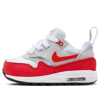 NIKE (TD) Air Max 1 EasyOn 'White University Red'