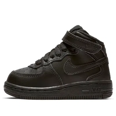 NIKE (TD) Nike Air Force 1 Mid 'Black'
