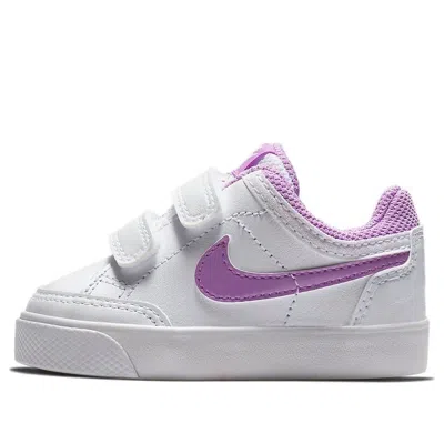 NIKE (TD) Nike Capri 3 LTR Leather 'White Pink'