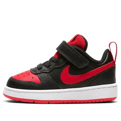 NIKE (TD) Nike Court Borough Low 2Velcro 'Bred'