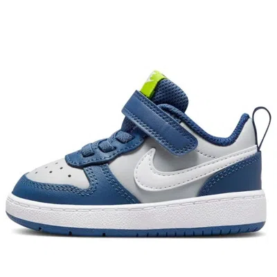 NIKE (TD) Nike Court Borough Low 'Grey Fog Mystic Navy'