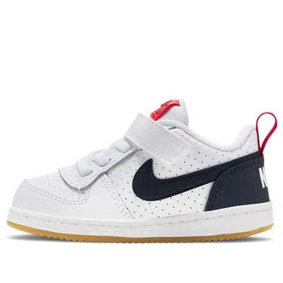 NIKE (TD) Nike Court Borough Low 'White Blue Red'