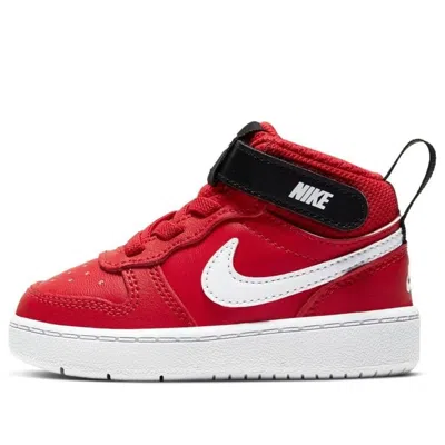 NIKE (TD) Nike Court Borough Mid 2 'Red Black White'