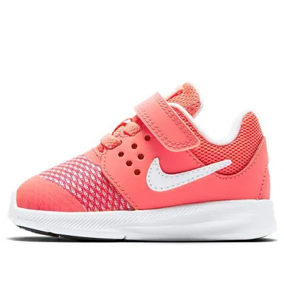 NIKE (TD) Nike Downshifter 7 Low-Top Running Shoes Pink/White