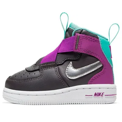 NIKE (TD) Nike Force 1 Highness 'Thunder Grey Hyper Violet'