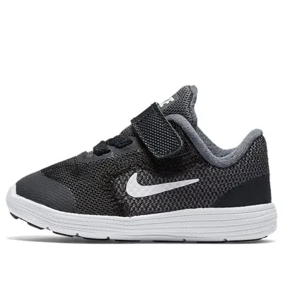 NIKE (TD) Nike Revolution 3 Low-Top Running Shoes Black/Grey