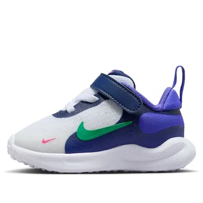 NIKE (TD) NIKE REVOLUTION 7 'MIDNIGHT NAVY STADIUM GREEN'