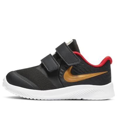 NIKE (TD) Nike Star Runner  2 Velcro 'Dark Smoke Grey Gold'