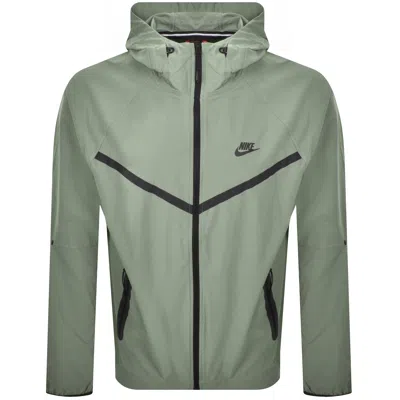 NIKE NIKE TECH WOVEN WINDRUNNER JACKET GREEN