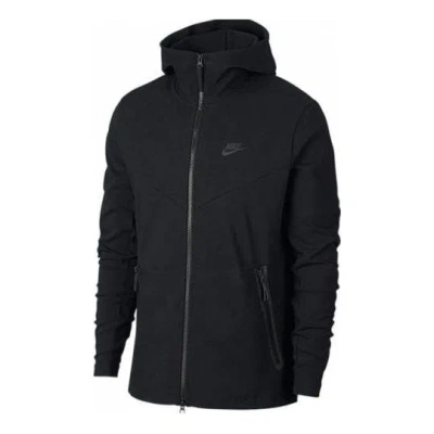 NIKE Nike Teck pack zipped hooded jacker 'Black'