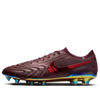 NIKE Nike Tiempo Legend 10 Elite LUXE FG 'Port Wine Bright Crimson'