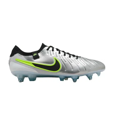 NIKE NIKE TIEMPO LEGEND 10 ELITE SG 'MAD VOLTAGE PACK' | SILVER | MEN'S SIZE 12.5