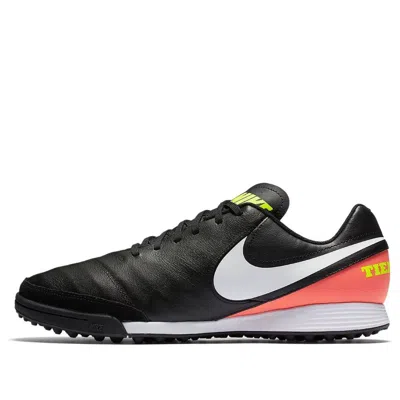 NIKE Nike TiempoX Genio 2 Leather TF 'Black Orange Volt'