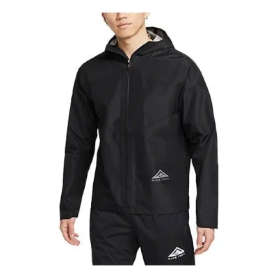 NIKE Nike Trail Gore-Tex Zipper Hooded Jacket Asia Sizing 'Black'