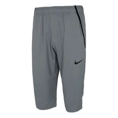 NIKE Nike Training Sports Men's Mid-length Cropped Pants Grey