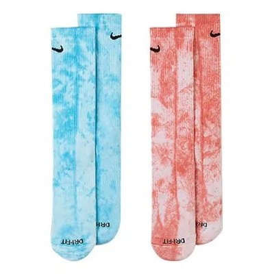 NIKE Nike Unisex Everyday Plus Medium Stockings 2 Packs Blue/Red