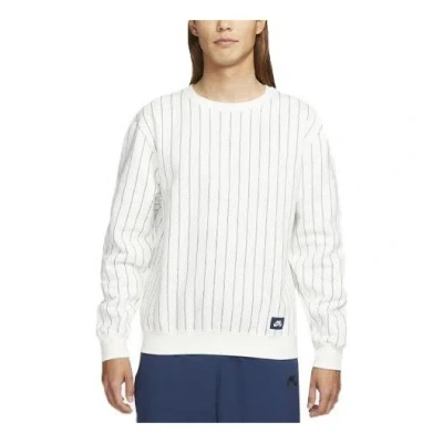 NIKE Nike Unisex SB Skateboard Round-neck Sweatshirt White