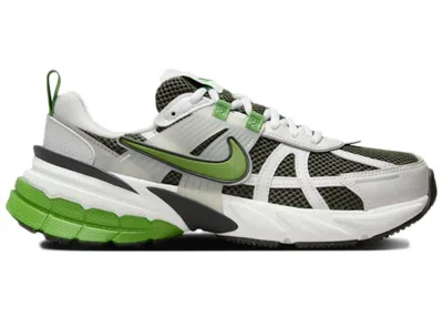 NIKE V2K RUN CHLOROPHYLL (WOMEN'S) SNEAKERS IN SEQUOIA/LIGHT IRON ORE/SUMMIT WHITE