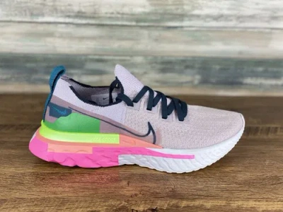 NIKE NIKE W REACT INFINITY RUN FLYKNIT PRM GRAU BUNT CU0430-500 DAMEN SNEAKER NEU