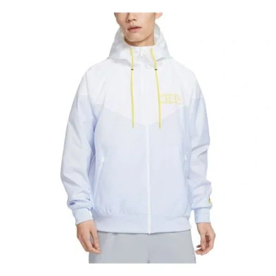 NIKE Nike Windrunner Woven Lined Jacket 'White Grey'