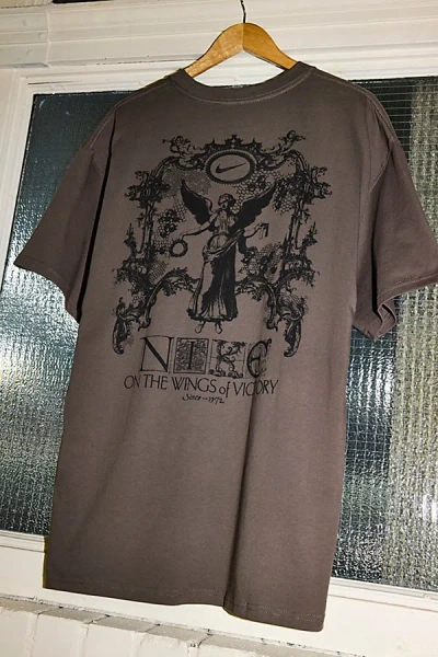 NIKE WINGS OF VICTORY GRAPHIC TEE IN BROWN, MEN'S AT URBAN OUTFITTERS