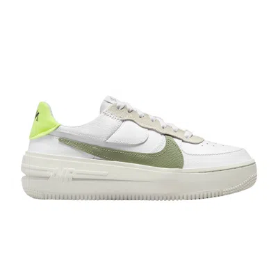 NIKE WMNS AIR FORCE 1 PLT.AF.ORM 'WHITE OIL GREEN'