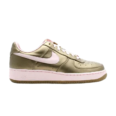 NIKE WMNS AIR FORCE 1 PREMIUM '07 'GOLD PINK'