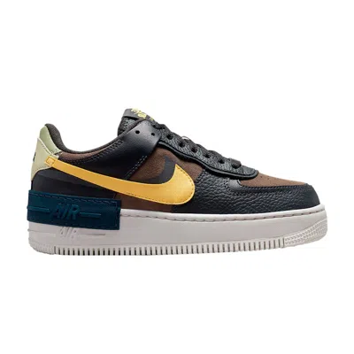 NIKE WMNS AIR FORCE 1 SHADOW 'OFF NOIR SATURN GOLD'
