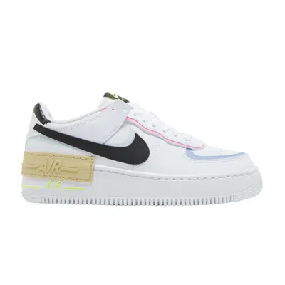 NIKE WMNS AIR FORCE 1 SHADOW 'WHITE BLACK PASTEL'