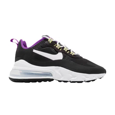 NIKE WMNS AIR MAX 270 REACT SE 'BLACK WHITE VIVID PURPLE'