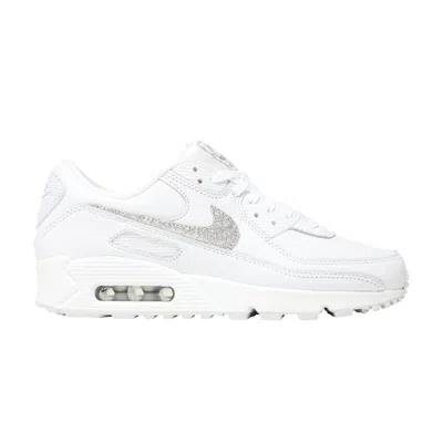 NIKE WMNS AIR MAX 90 SE 'SILVER GLITTER SWOOSH'