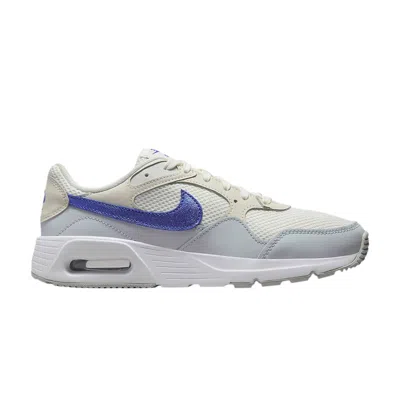 NIKE WMNS AIR MAX SC 'WHITE METALLIC BLUE'