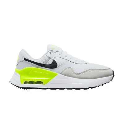 NIKE WMNS AIR MAX SYSTM 'WHITE BLACK VOLT'