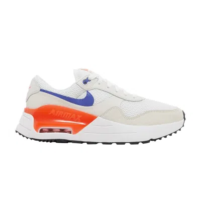 NIKE WMNS AIR MAX SYSTM 'WHITE BRIGHT CRIMSON LAPIS'