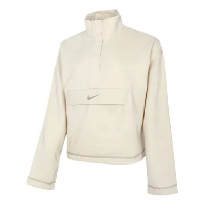 NIKE (WMNS) AS W Nike Sportswear SWSH Top HZ FLC BB FOSSIL