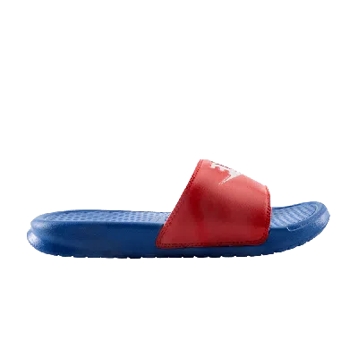 NIKE WMNS BENASSI JDI SLIDES 'GAME ROYAL UNIVERSITY RED'