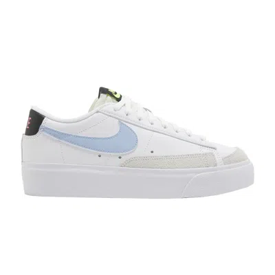 NIKE WMNS BLAZER LOW PLATFORM 'WHITE COBALT BLISS'