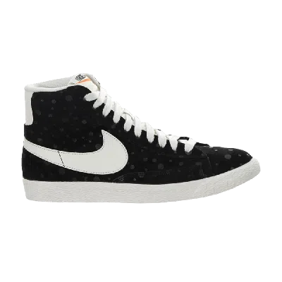 NIKE NIKE WMNS BLAZER MID SUEDE VINTAGE 'BLACK POLKA'