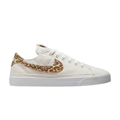 NIKE WMNS COURT LEGACY CANVAS 'LEOPARD'