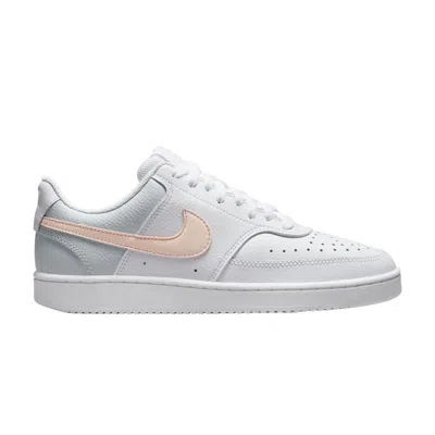 NIKE WMNS COURT VISION LOW 'WHITE CORAL AURA'