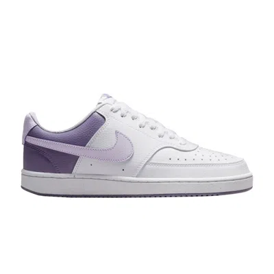 NIKE WMNS COURT VISION LOW 'WHITE LILAC BLOOM'