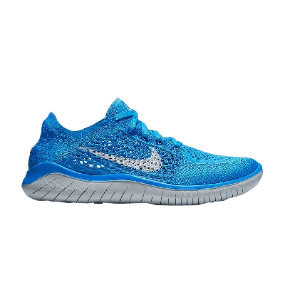 NIKE NIKE WMNS FREE RN FLYKNIT 2018 'BLUE GLOW'