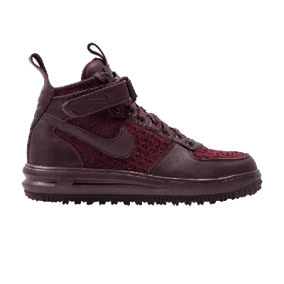 NIKE WMNS LUNAR FORCE 1 FLYKNIT WORKBOOT 'DEEP BURGUNDY'