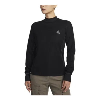 NIKE (WMNS) Nike ACG Dri-FIT ADV Goat Rocks Long Sleeve T-shirt Asia Sizing 'Black White'