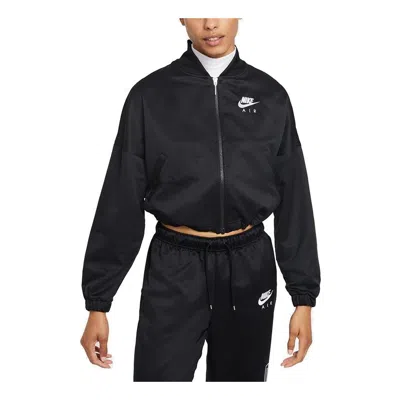 NIKE (WMNS) Nike Air Classic Logo Casual Baseball Jacket Black