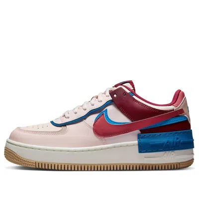 NIKE (WMNS) Nike Air Force 1 Low Shadow 'Light Soft Pink Team Red Blue'