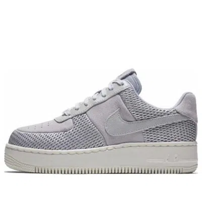 NIKE (WMNS) Nike Air Force 1 Upstep Premium 'Metallic Platinum'