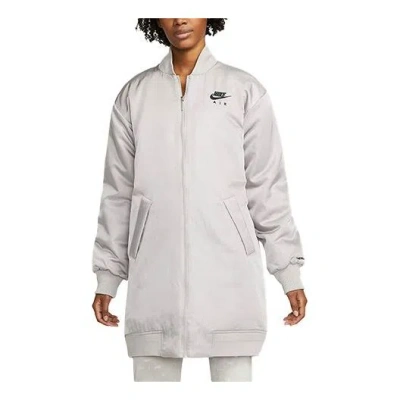 NIKE (WMNS) Nike Air Therma-FIT Synthetic-Fill Loose Mid-Length Stay Warm Jacket University Gray