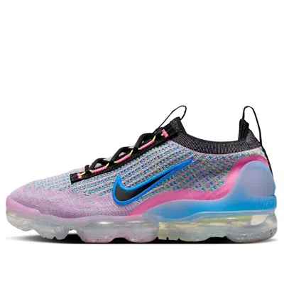 NIKE (WMNS) Nike Air VaporMax 2021 Flyknit Next Nature 'Pink Blast Photo Blue'